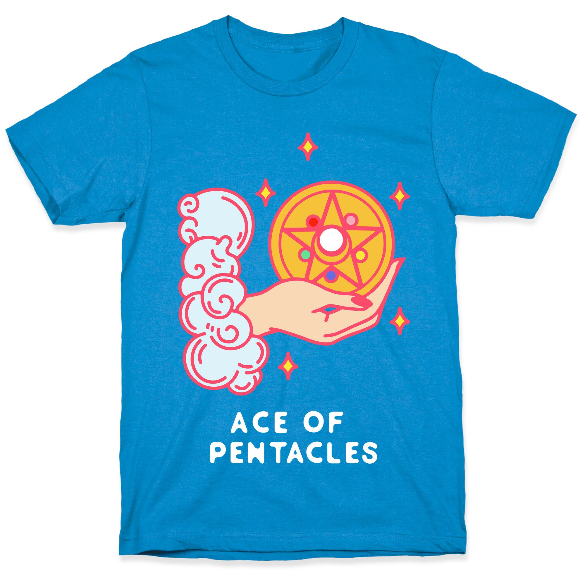 Ace of Pentacles Transformation Brooch T-Shirt